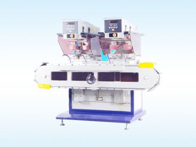 四色移印機 SP-848VD2 氣動坦克帶雙體四色移印機